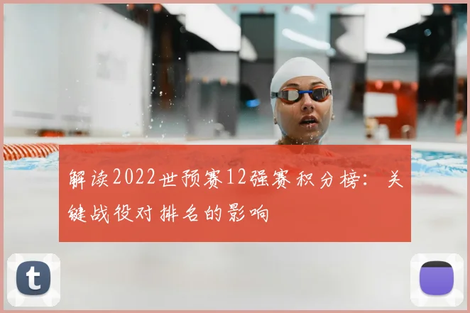 解读2022世预赛12强赛积分榜:关键战役对排名的影响