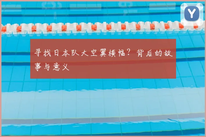 寻找日本队大空翼横幅？背后的故事与意义